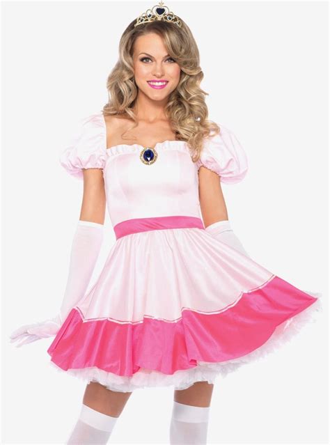 princess peach womens halloween costume|princess peach costume walmart.